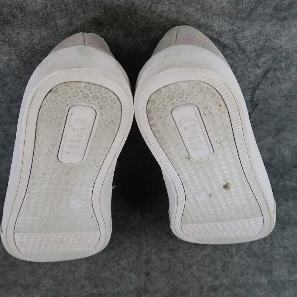 Sugar & Jade Shoes Kids 3 Sneakers Casual Lace Up Canvas Trainers Active Girls